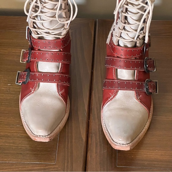 Freebird Winnie Boots Red/multi | Size 12 - Picture 10 of 12